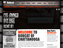 Tablet Screenshot of bobcatofchattanooga.com